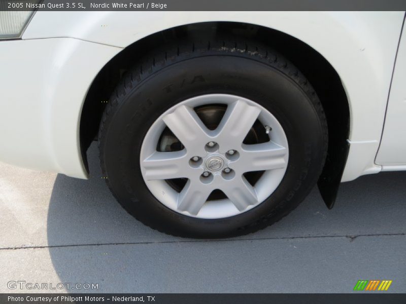 Nordic White Pearl / Beige 2005 Nissan Quest 3.5 SL