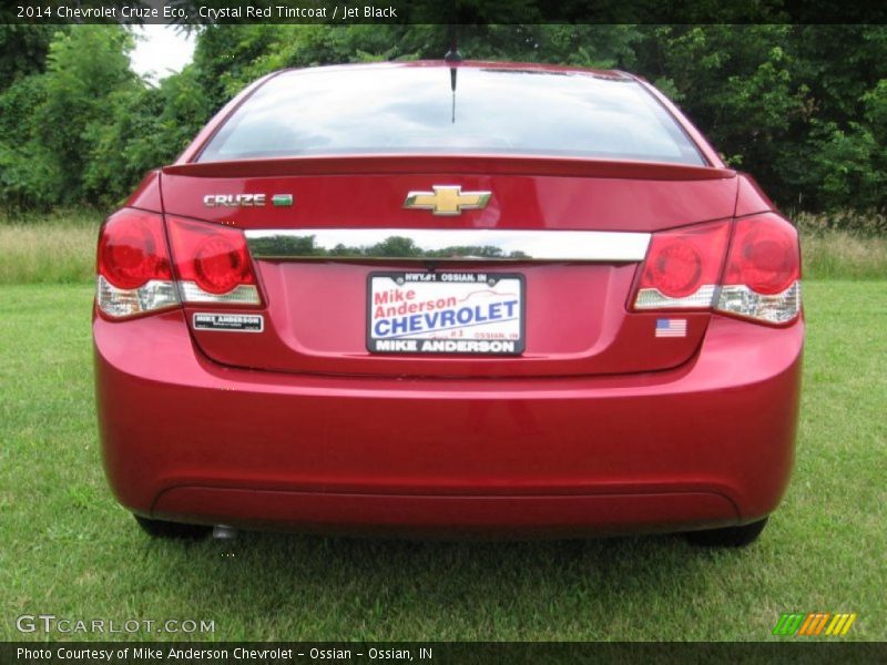 Crystal Red Tintcoat / Jet Black 2014 Chevrolet Cruze Eco