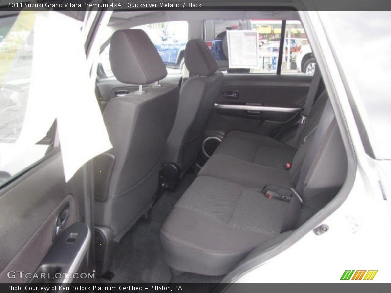 Rear Seat of 2011 Grand Vitara Premium 4x4