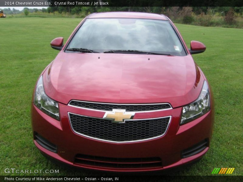 Crystal Red Tintcoat / Jet Black 2014 Chevrolet Cruze Eco