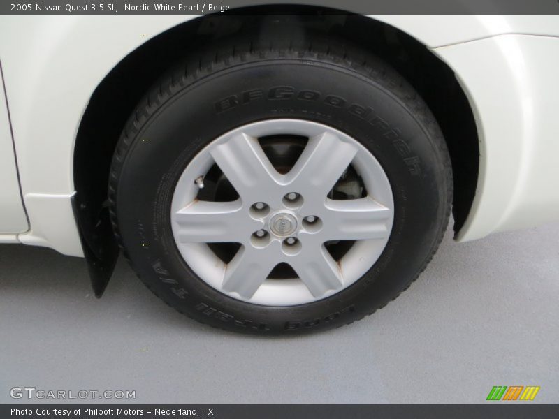 Nordic White Pearl / Beige 2005 Nissan Quest 3.5 SL