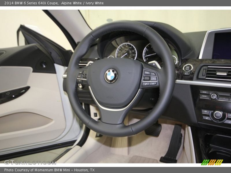 Alpine White / Ivory White 2014 BMW 6 Series 640i Coupe