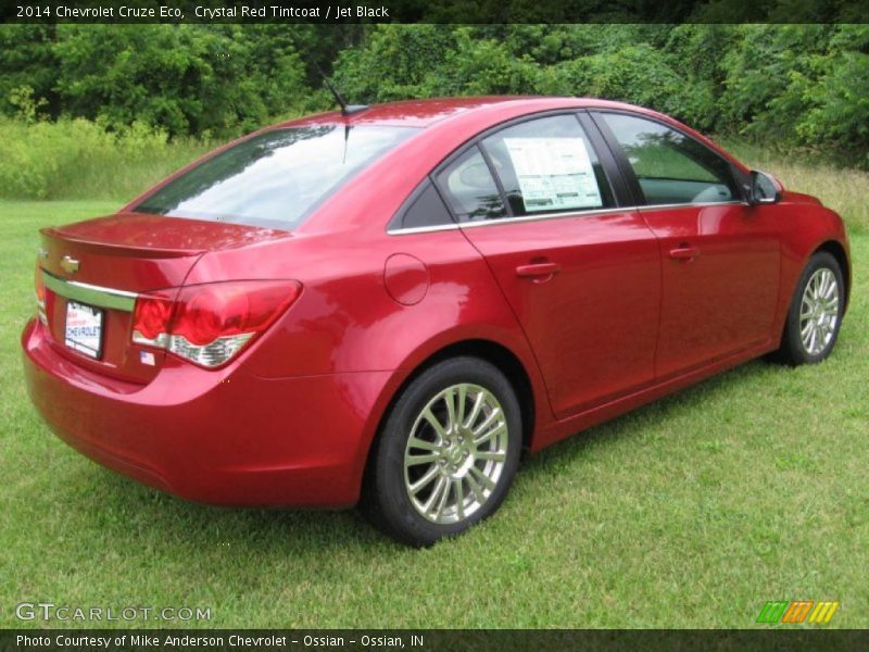 Crystal Red Tintcoat / Jet Black 2014 Chevrolet Cruze Eco