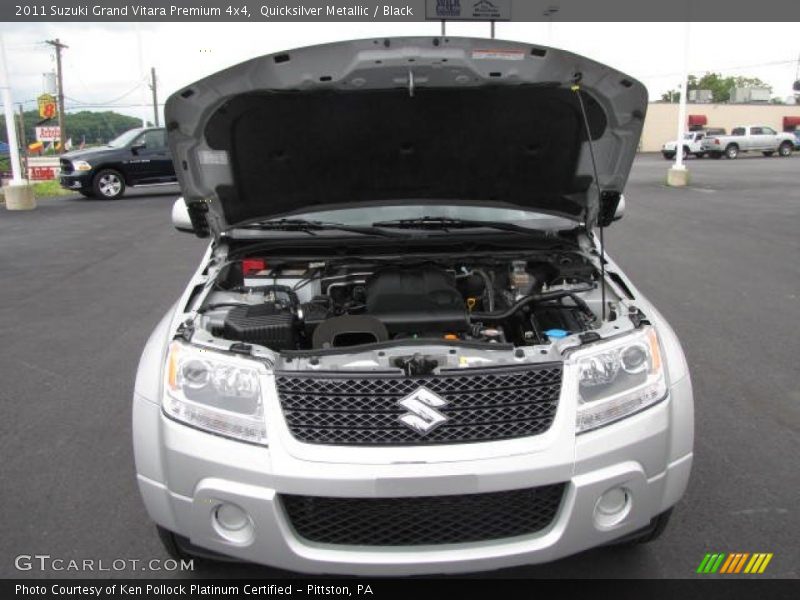 Quicksilver Metallic / Black 2011 Suzuki Grand Vitara Premium 4x4