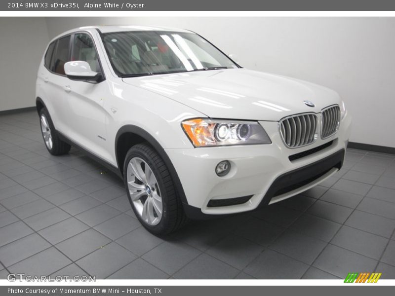 Front 3/4 View of 2014 X3 xDrive35i