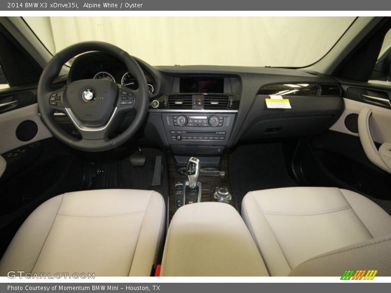 Dashboard of 2014 X3 xDrive35i