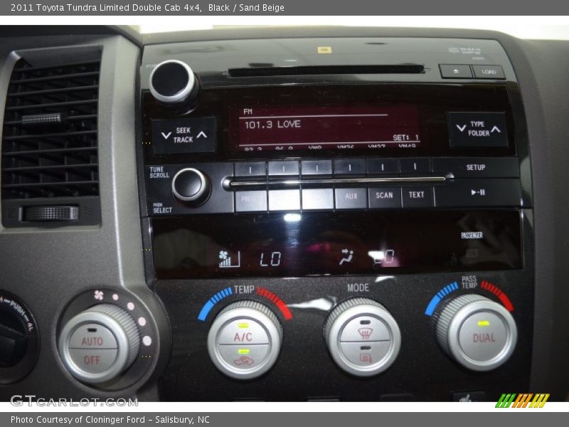 Black / Sand Beige 2011 Toyota Tundra Limited Double Cab 4x4
