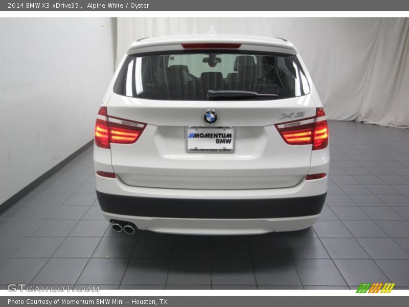 Alpine White / Oyster 2014 BMW X3 xDrive35i