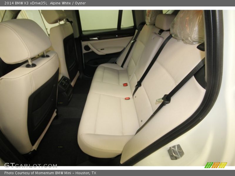 Rear Seat of 2014 X3 xDrive35i