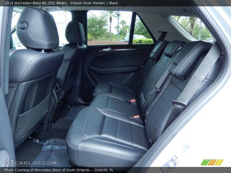 Iridium Silver Metallic / Black 2013 Mercedes-Benz ML 350 4Matic