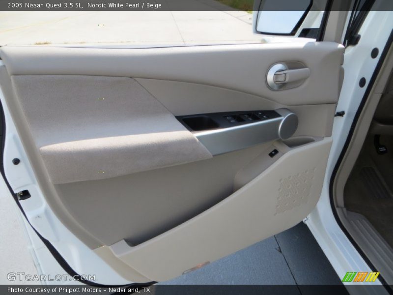 Nordic White Pearl / Beige 2005 Nissan Quest 3.5 SL