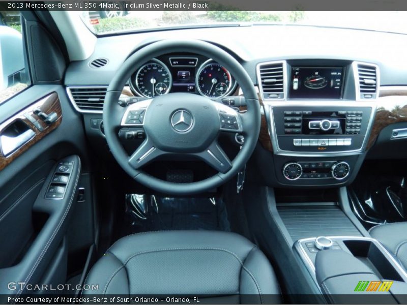 Iridium Silver Metallic / Black 2013 Mercedes-Benz ML 350 4Matic