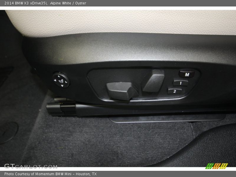 Alpine White / Oyster 2014 BMW X3 xDrive35i