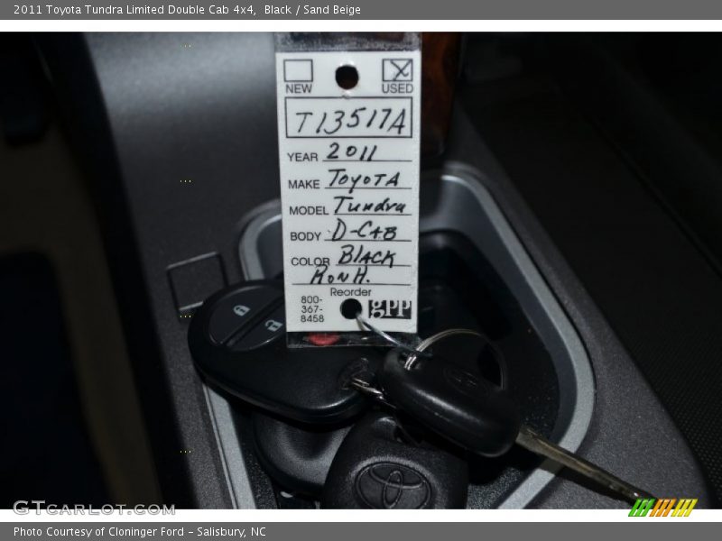Black / Sand Beige 2011 Toyota Tundra Limited Double Cab 4x4