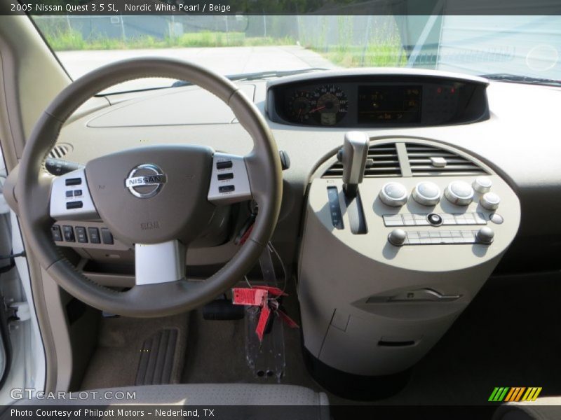 Nordic White Pearl / Beige 2005 Nissan Quest 3.5 SL