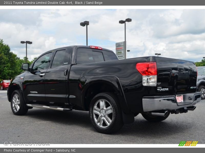 Black / Sand Beige 2011 Toyota Tundra Limited Double Cab 4x4