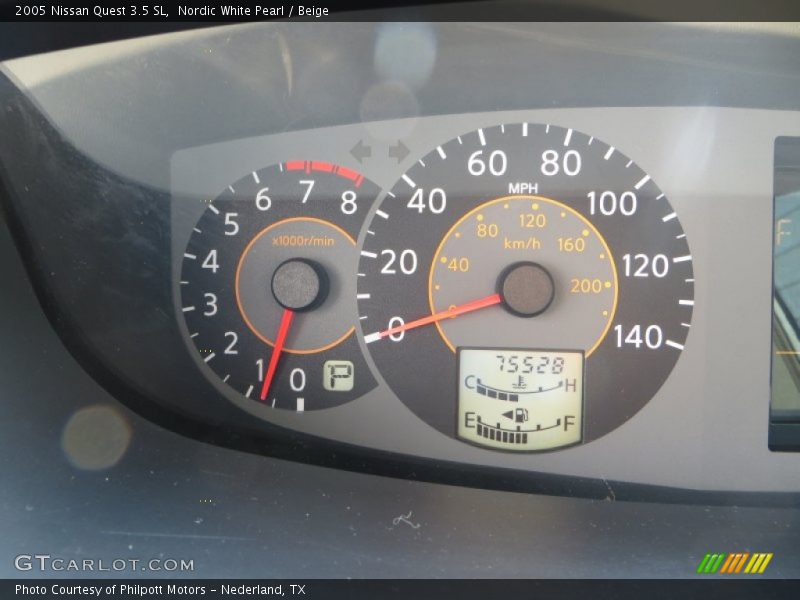 Nordic White Pearl / Beige 2005 Nissan Quest 3.5 SL