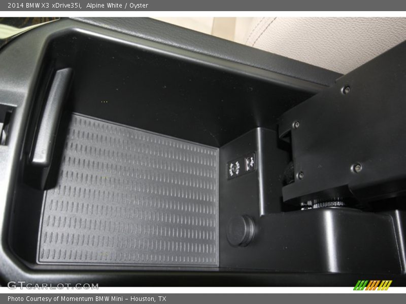 Alpine White / Oyster 2014 BMW X3 xDrive35i