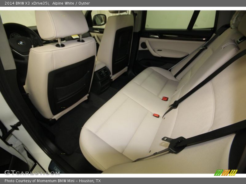 Rear Seat of 2014 X3 xDrive35i