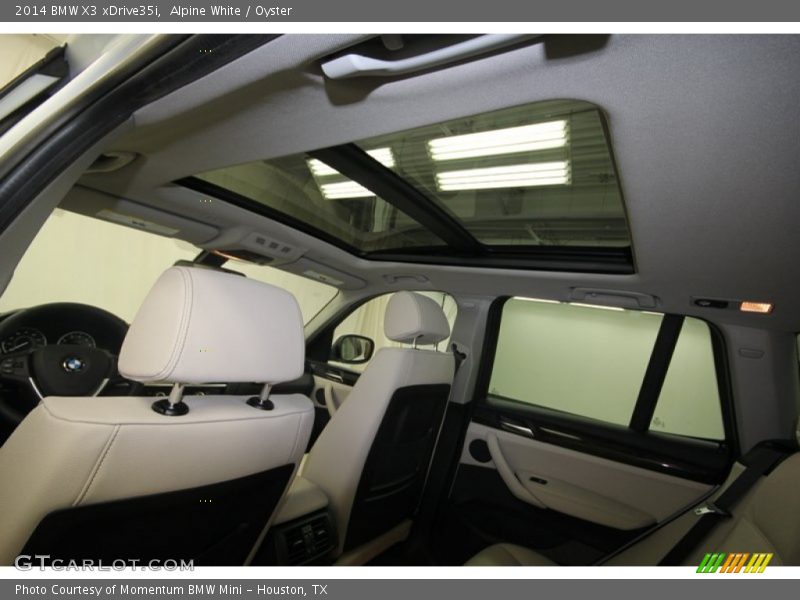 Sunroof of 2014 X3 xDrive35i