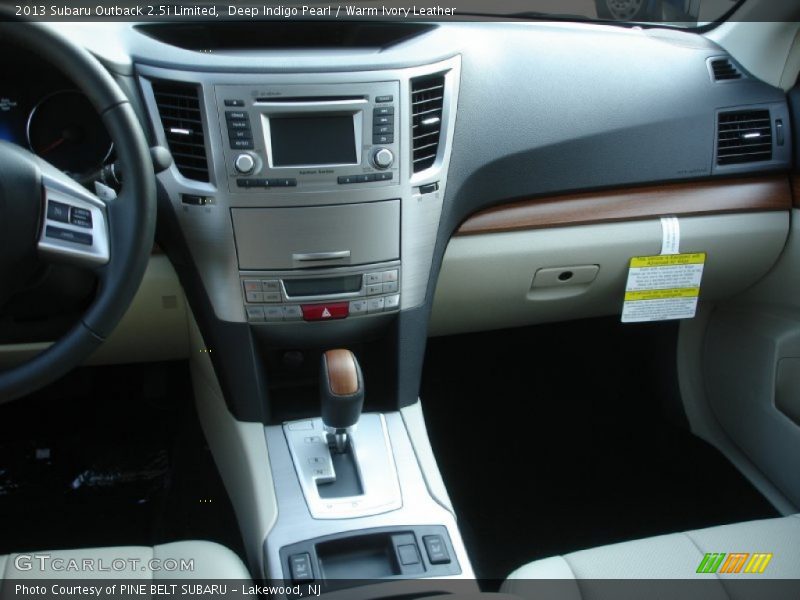 Deep Indigo Pearl / Warm Ivory Leather 2013 Subaru Outback 2.5i Limited