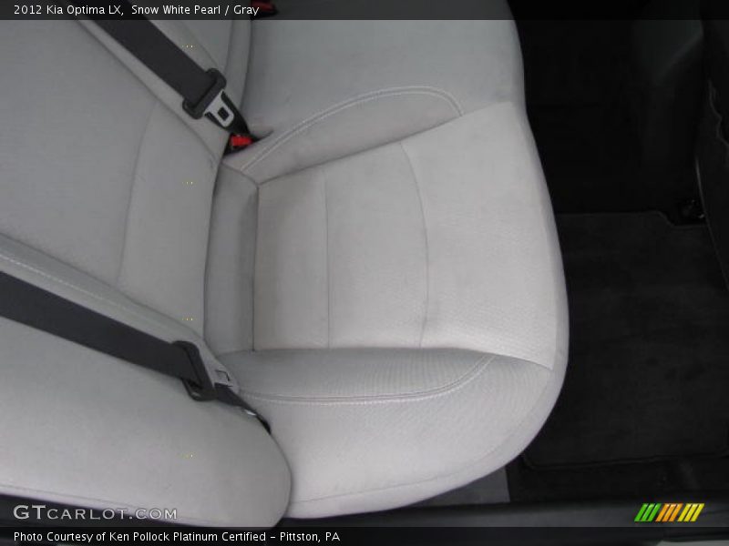 Snow White Pearl / Gray 2012 Kia Optima LX