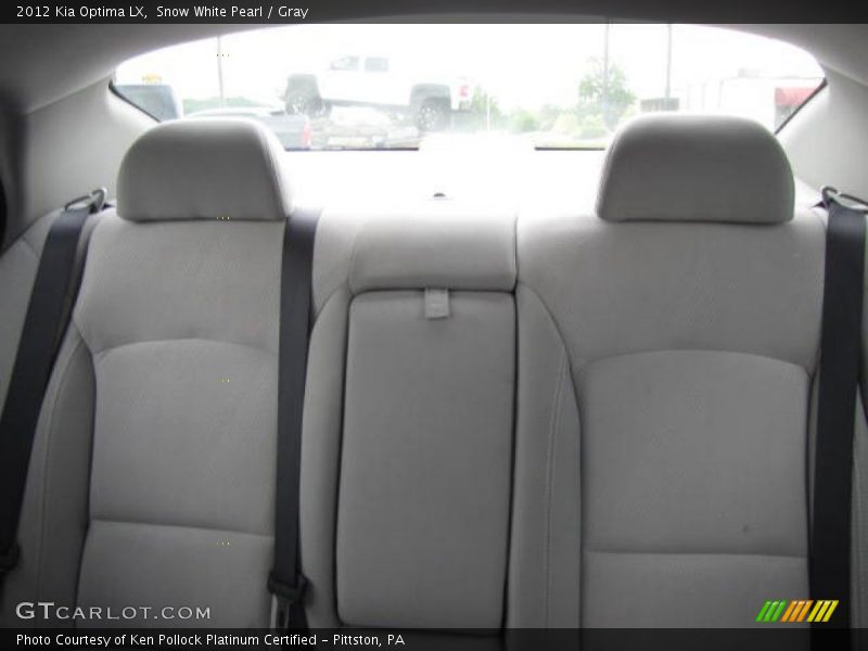 Snow White Pearl / Gray 2012 Kia Optima LX