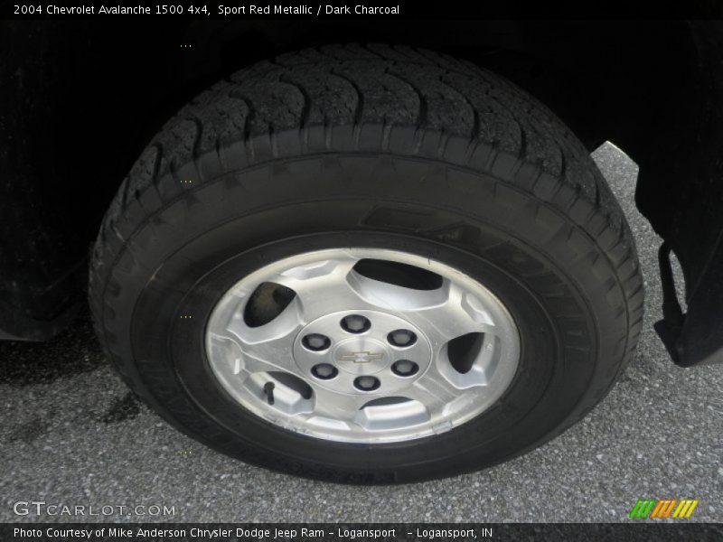 Sport Red Metallic / Dark Charcoal 2004 Chevrolet Avalanche 1500 4x4