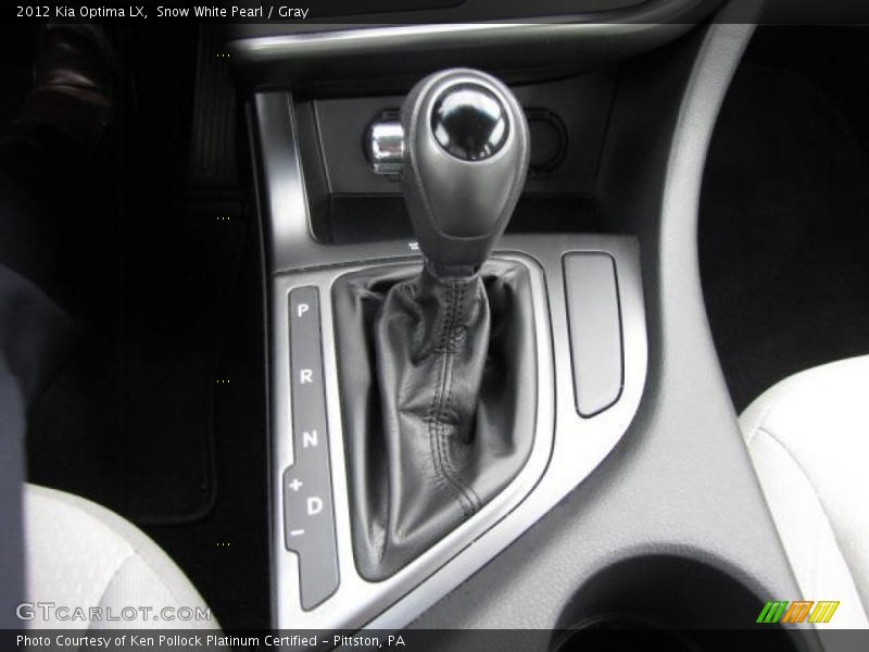 Snow White Pearl / Gray 2012 Kia Optima LX