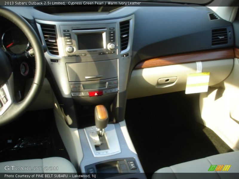 Cypress Green Pearl / Warm Ivory Leather 2013 Subaru Outback 2.5i Limited