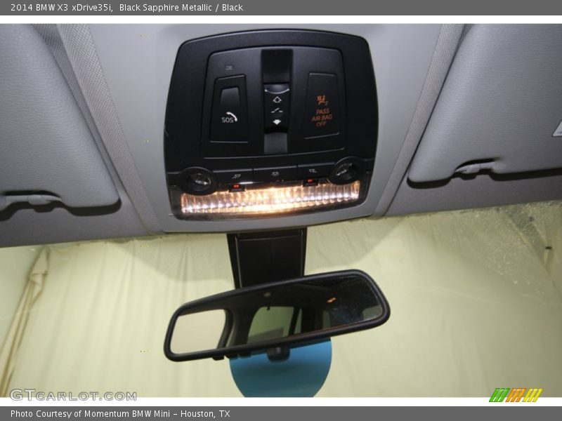Black Sapphire Metallic / Black 2014 BMW X3 xDrive35i