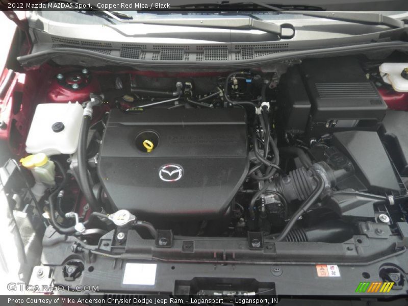 Copper Red Mica / Black 2012 Mazda MAZDA5 Sport