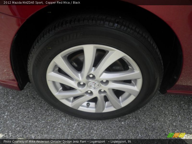 Copper Red Mica / Black 2012 Mazda MAZDA5 Sport