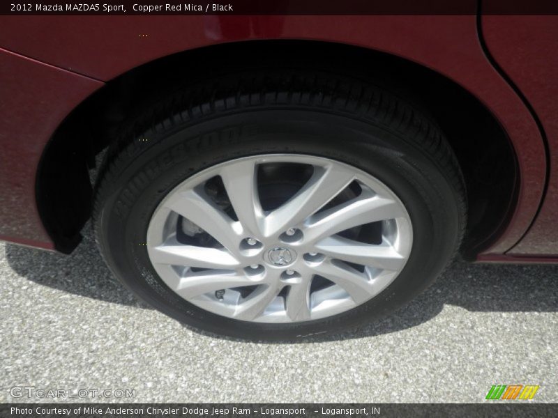 Copper Red Mica / Black 2012 Mazda MAZDA5 Sport