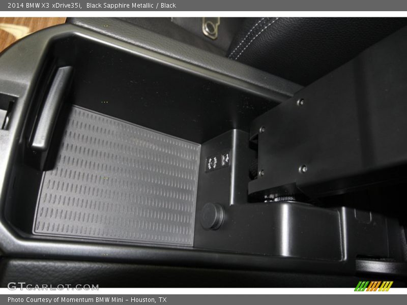 Black Sapphire Metallic / Black 2014 BMW X3 xDrive35i