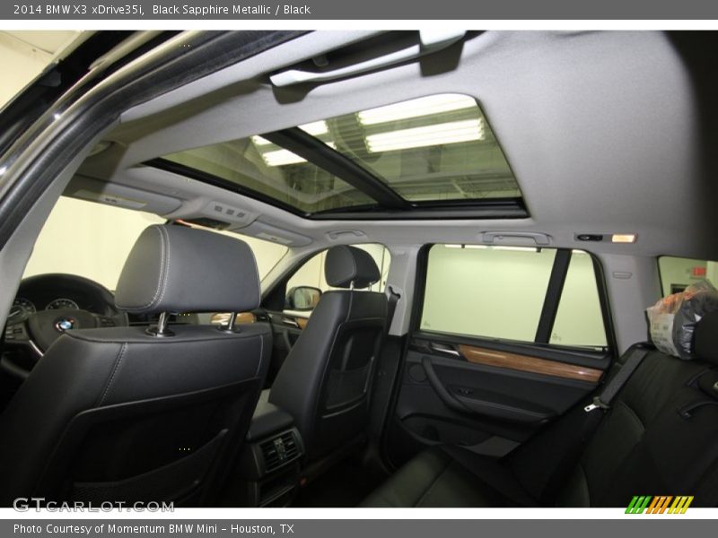 Sunroof of 2014 X3 xDrive35i