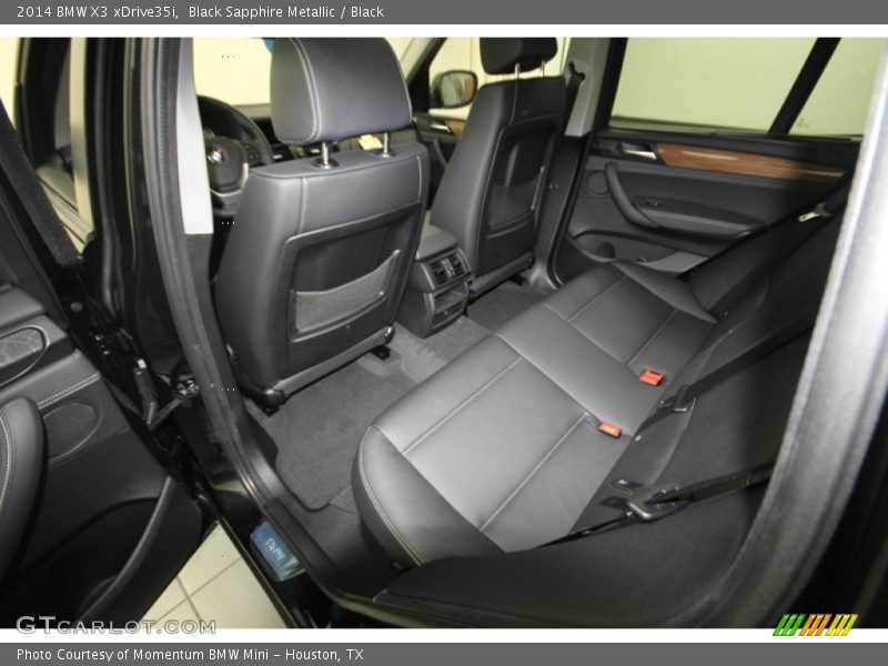 Rear Seat of 2014 X3 xDrive35i