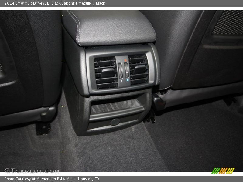 Black Sapphire Metallic / Black 2014 BMW X3 xDrive35i
