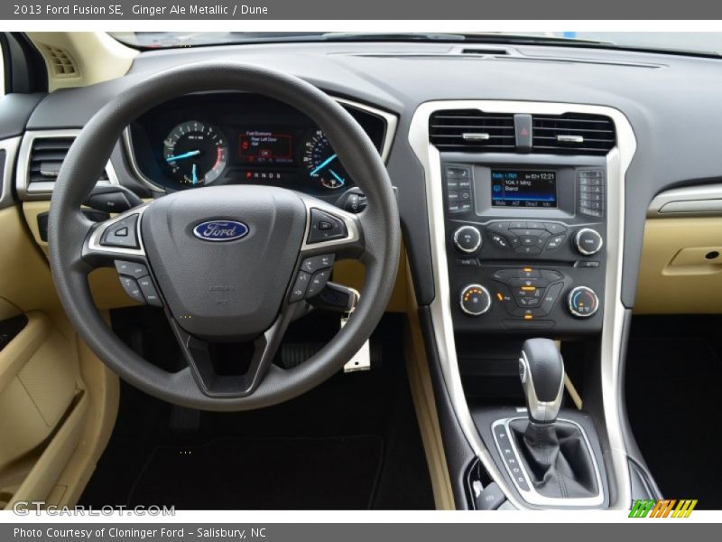 Ginger Ale Metallic / Dune 2013 Ford Fusion SE