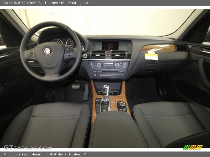 Titanium Silver Metallic / Black 2014 BMW X3 xDrive28i