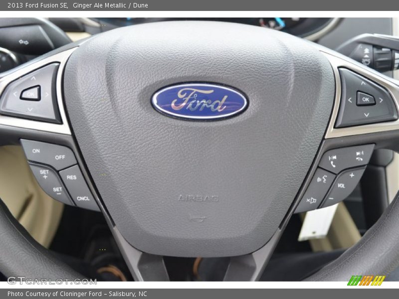 Ginger Ale Metallic / Dune 2013 Ford Fusion SE