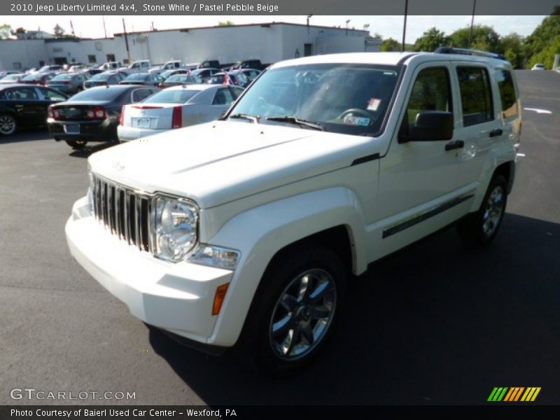 Stone White / Pastel Pebble Beige 2010 Jeep Liberty Limited 4x4