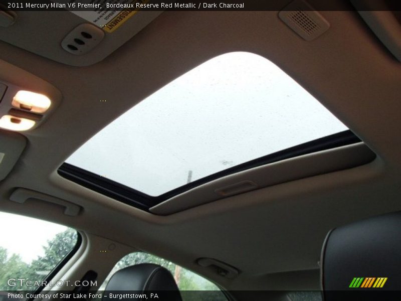 Bordeaux Reserve Red Metallic / Dark Charcoal 2011 Mercury Milan V6 Premier