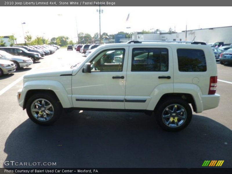 Stone White / Pastel Pebble Beige 2010 Jeep Liberty Limited 4x4