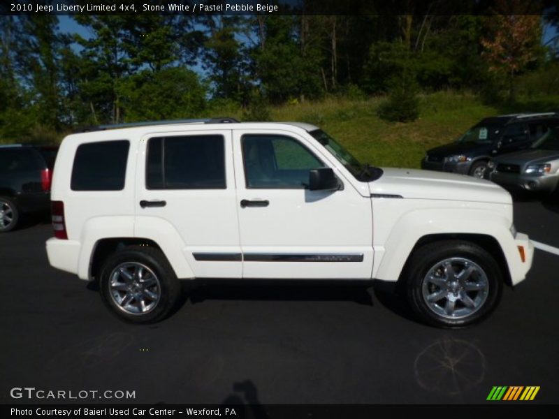 Stone White / Pastel Pebble Beige 2010 Jeep Liberty Limited 4x4