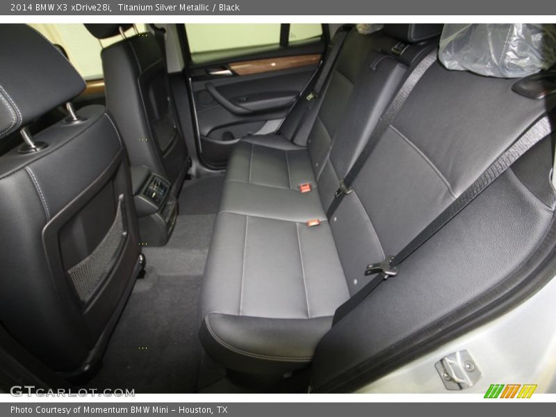 Titanium Silver Metallic / Black 2014 BMW X3 xDrive28i