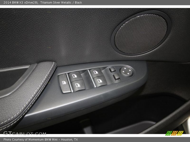Titanium Silver Metallic / Black 2014 BMW X3 xDrive28i
