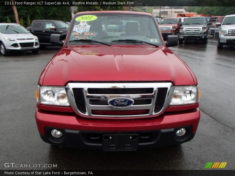 Redfire Metallic / Medium Dark Flint 2011 Ford Ranger XLT SuperCab 4x4