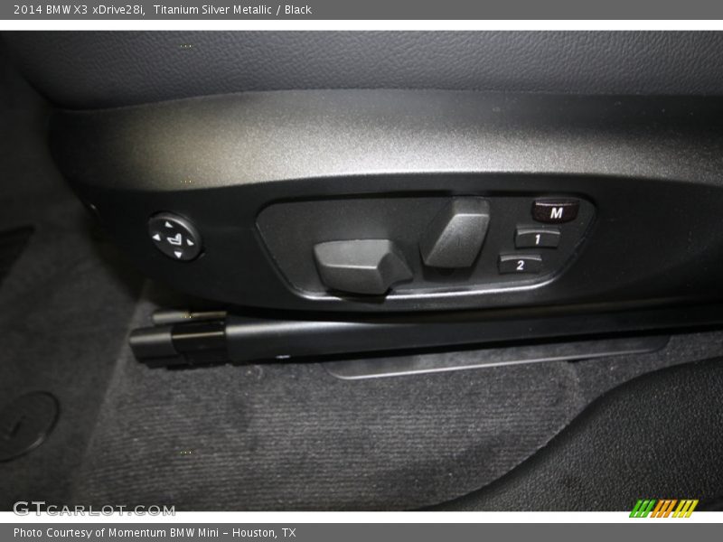 Titanium Silver Metallic / Black 2014 BMW X3 xDrive28i
