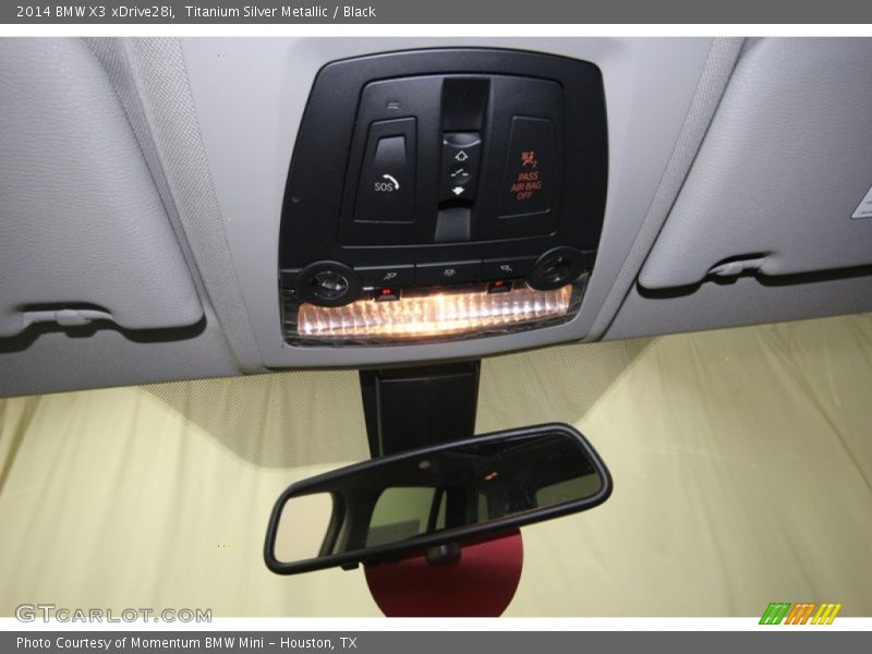 Titanium Silver Metallic / Black 2014 BMW X3 xDrive28i